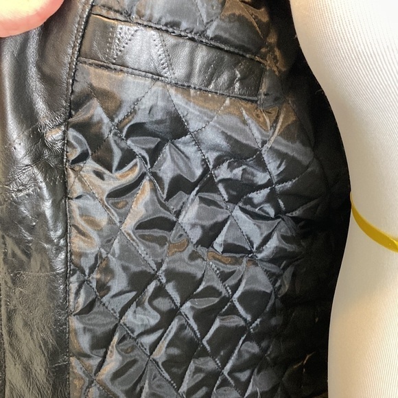 GIOVANNI NAVARRE LEATHER COMPANY NWT Trench Coat Italian Stone Patchwork Matrix - Picture 15 of 16